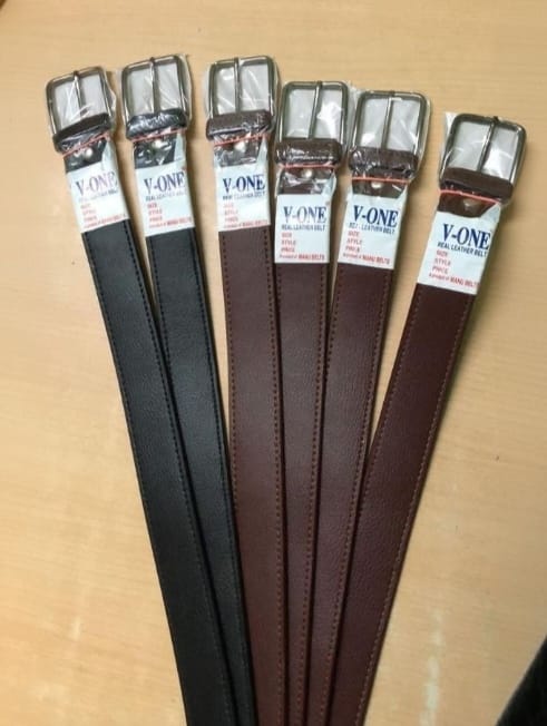 Leather belts 