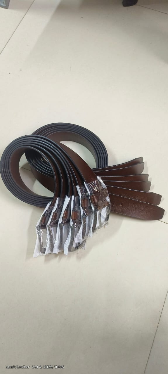 Leather belts 