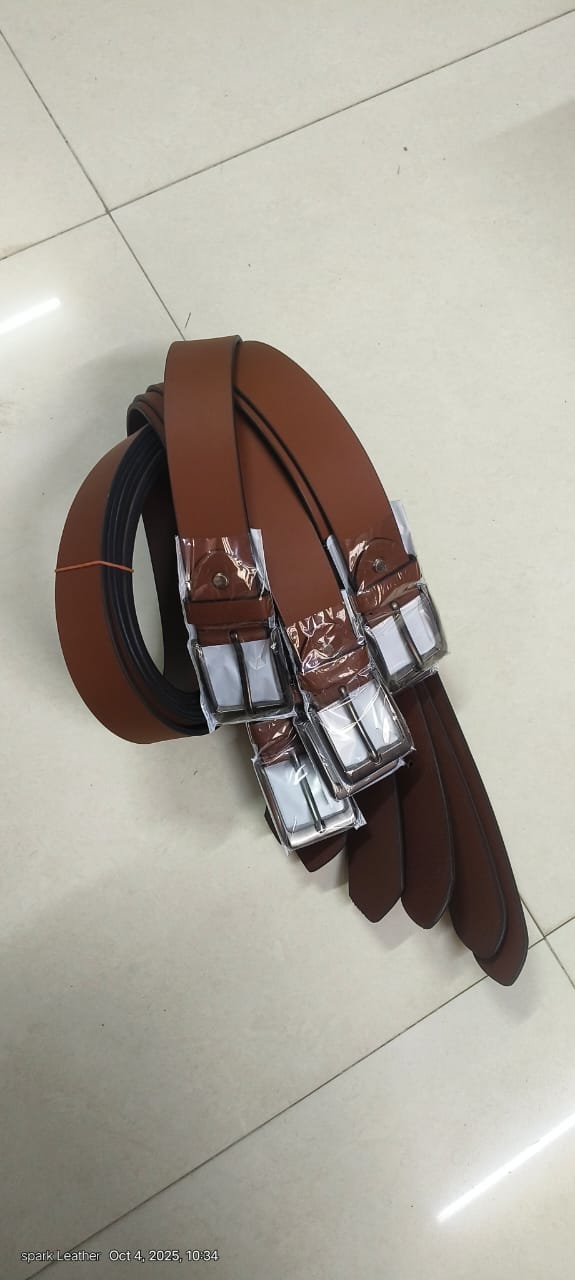 Leather belts 